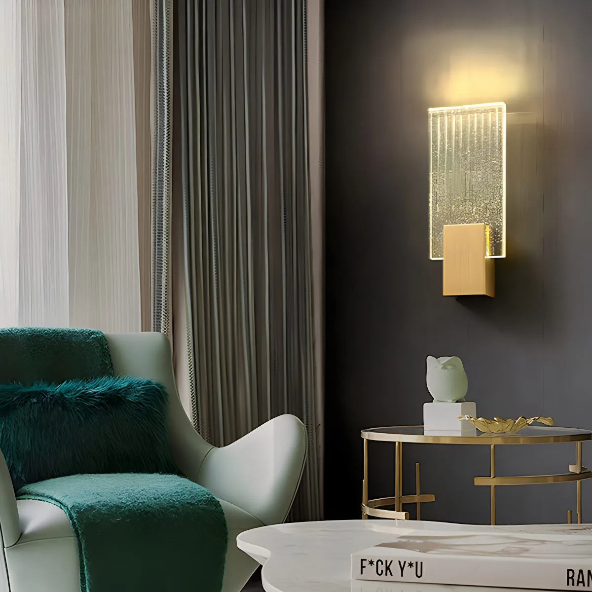 Crystal Glass Wall Sconce – Crystal detail 14