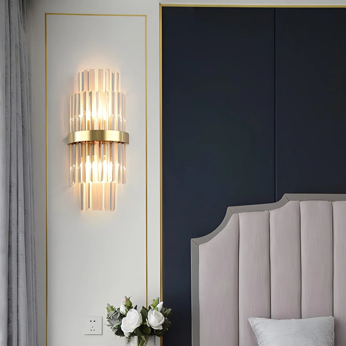 Crystal Glass Wall Sconce – Crystal detail 22
