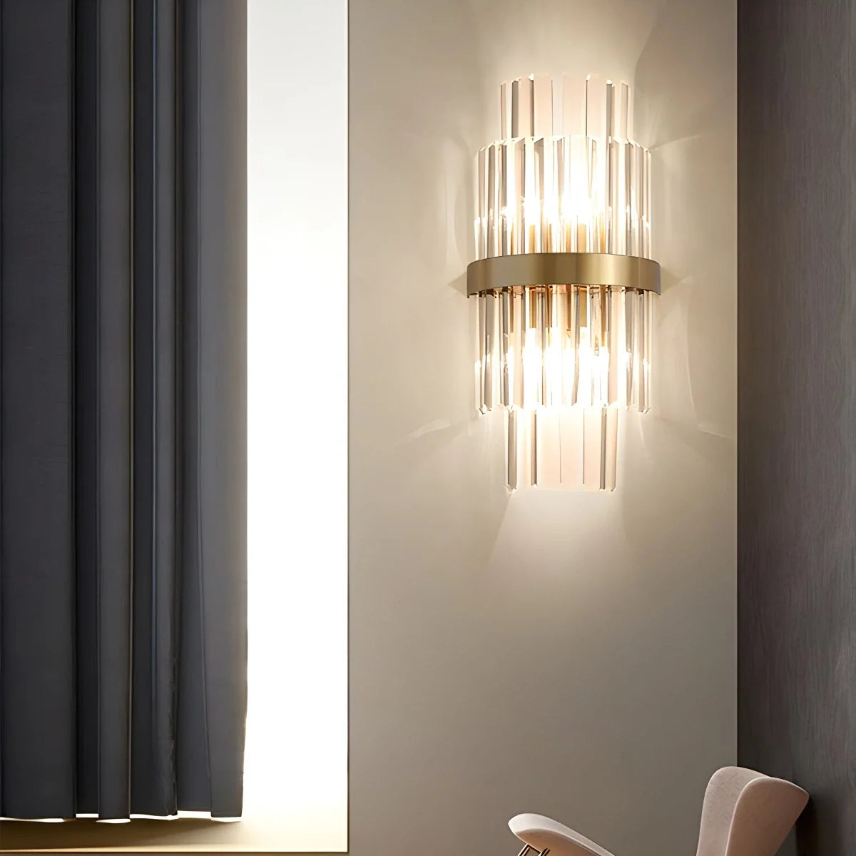Crystal Glass Wall Sconce – Crystal detail 18