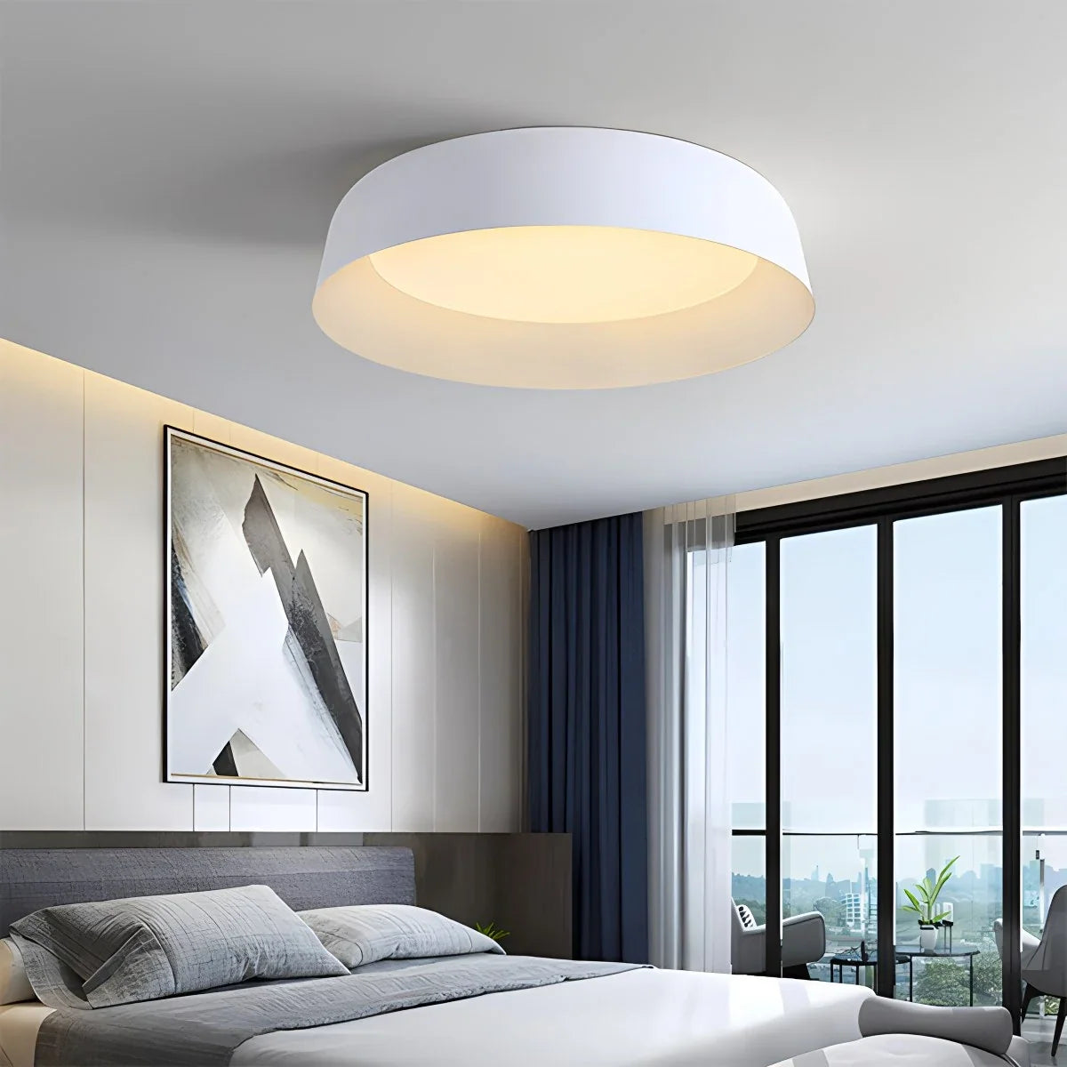 Nordic LED Alloy Ceiling Light for Bedroom – detail 26