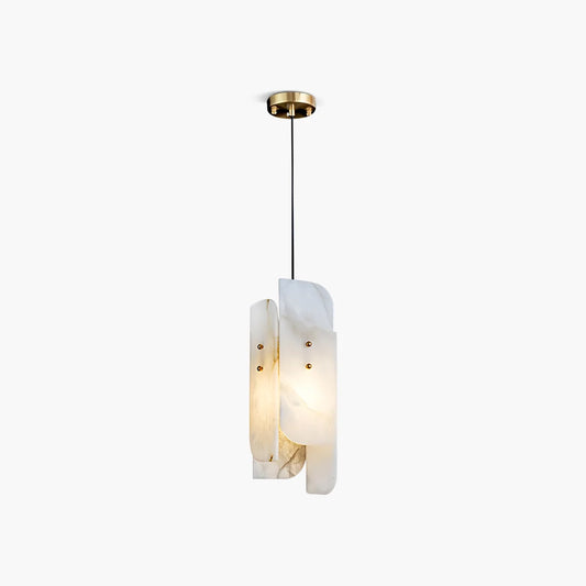 Minimalist Art Splicing Spanish Alabaster Pendant Light