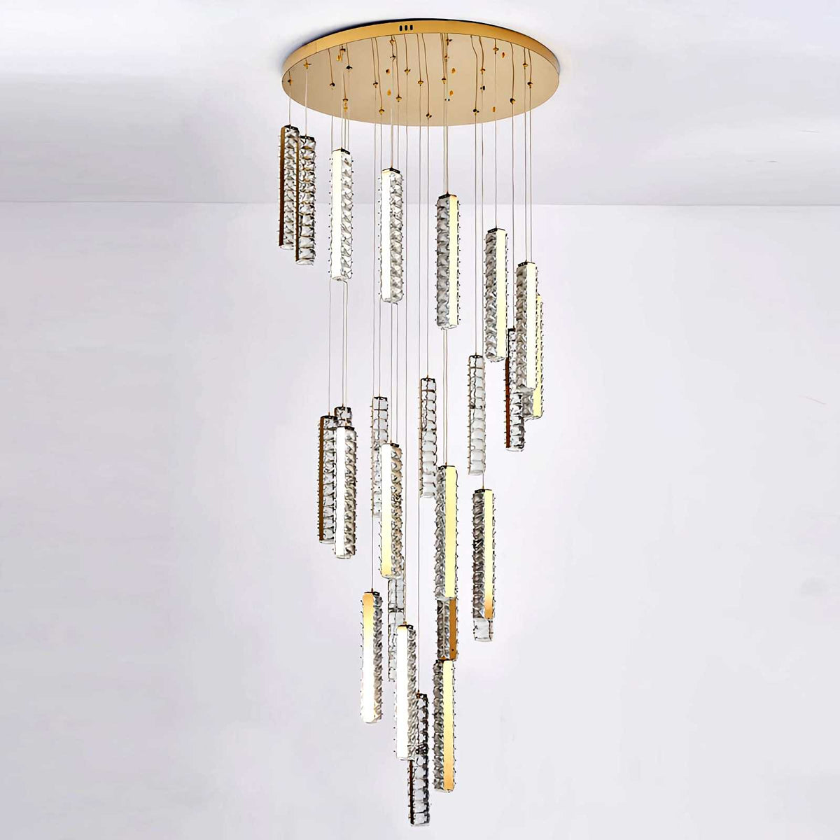 Nordic Crystal LED Chandelier – Crystal detail 35