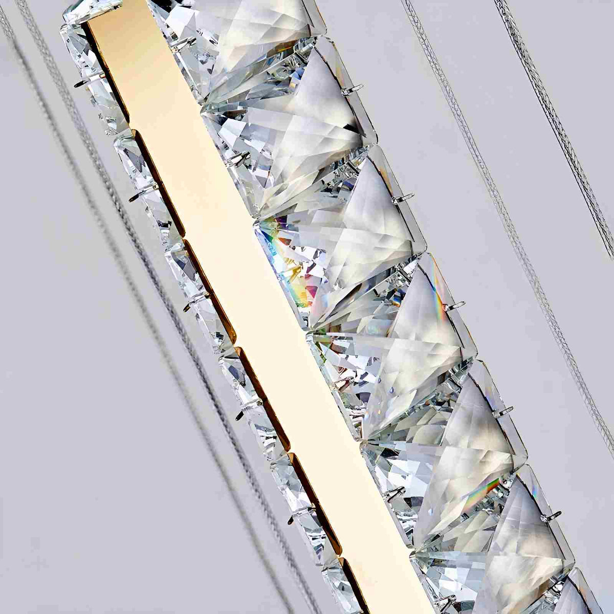 Nordic Crystal LED Chandelier – Crystal detail 16