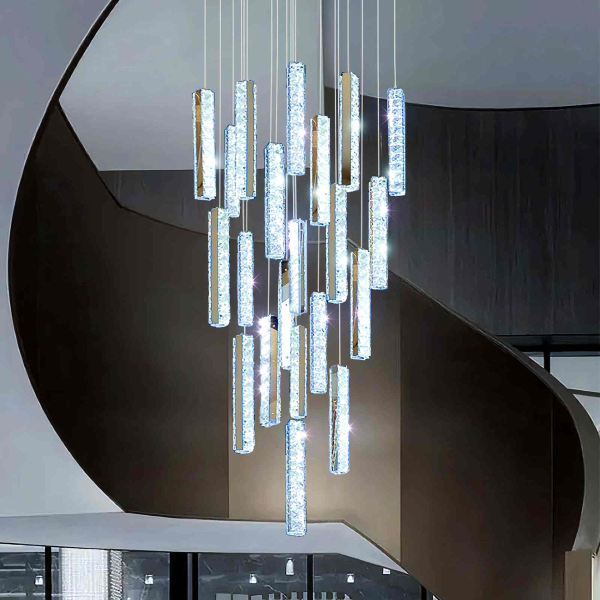 Nordic Crystal LED Chandelier – Crystal detail 56