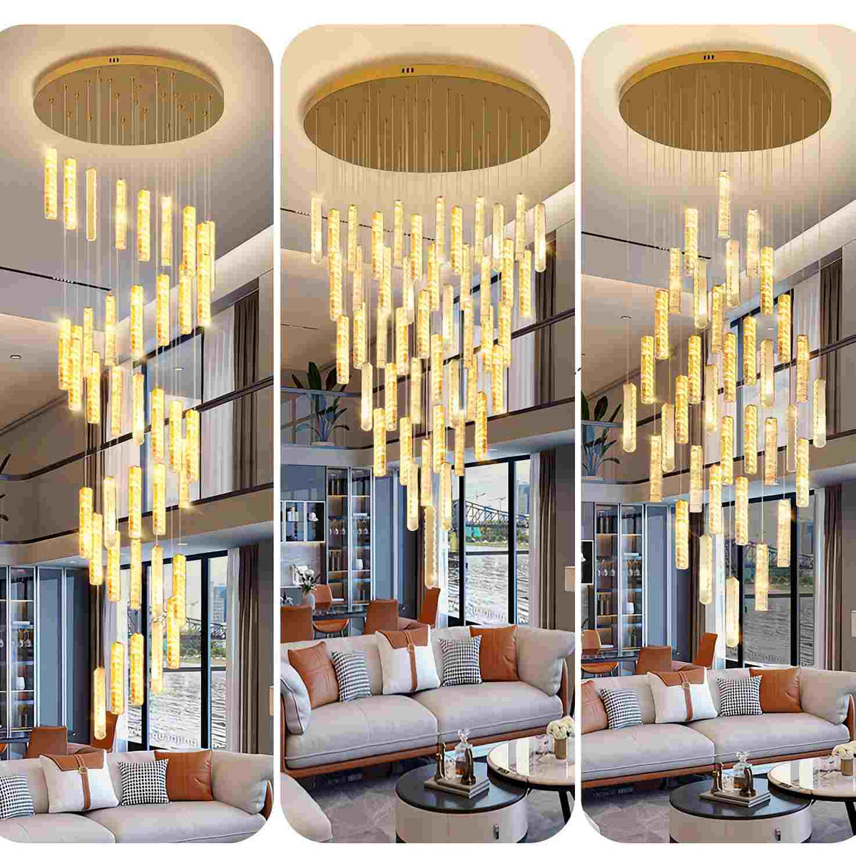 Nordic Crystal LED Chandelier – Crystal detail 51