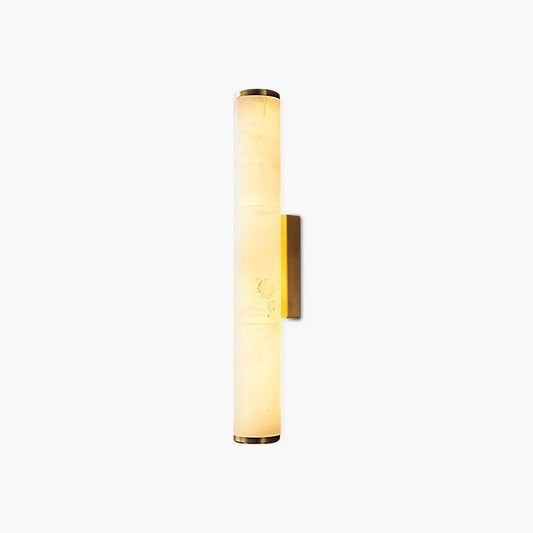 Modern Cylindrical Spanish Alabaster Wall Sconce