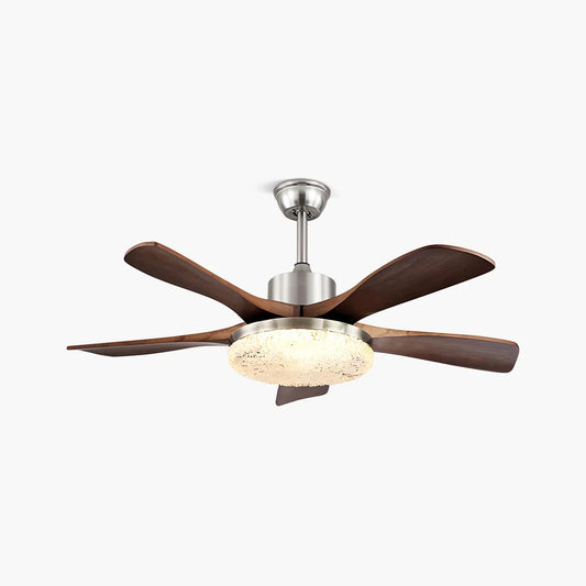 Vintage Wood Ceiling Fan Light