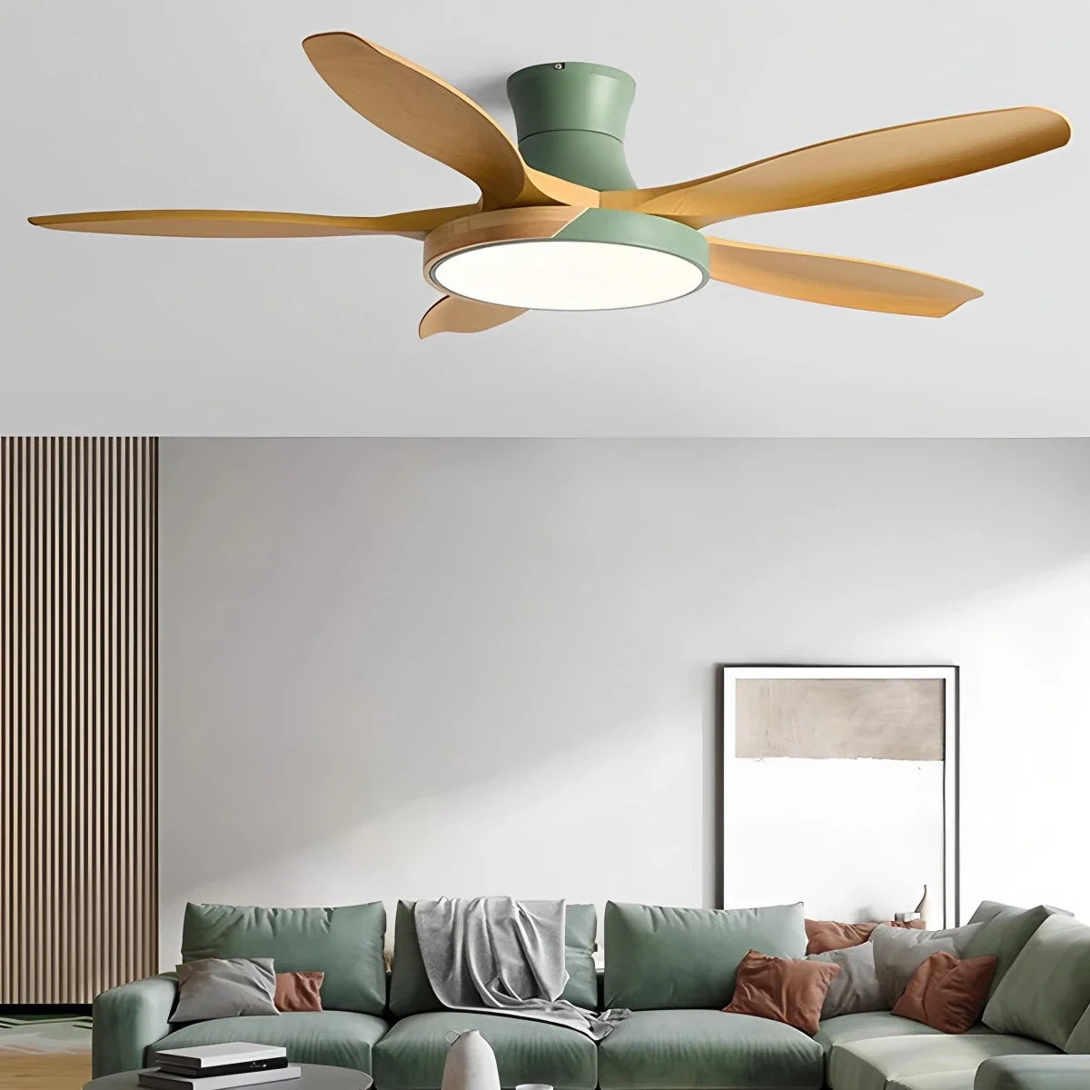 Nordic 5-Blade LED Ceiling Fan Light – detail 22