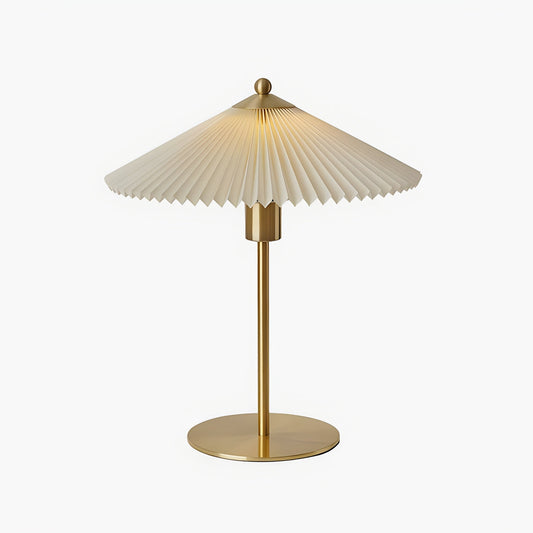 Perla Pleated Table Lamp for Bedroom