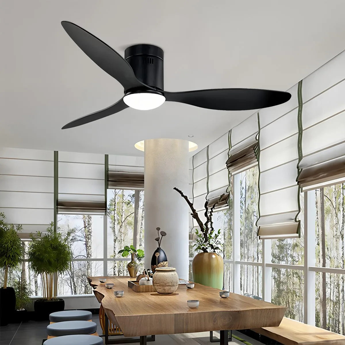 3 Blade Modern Ceiling Fan with Light – detail 35