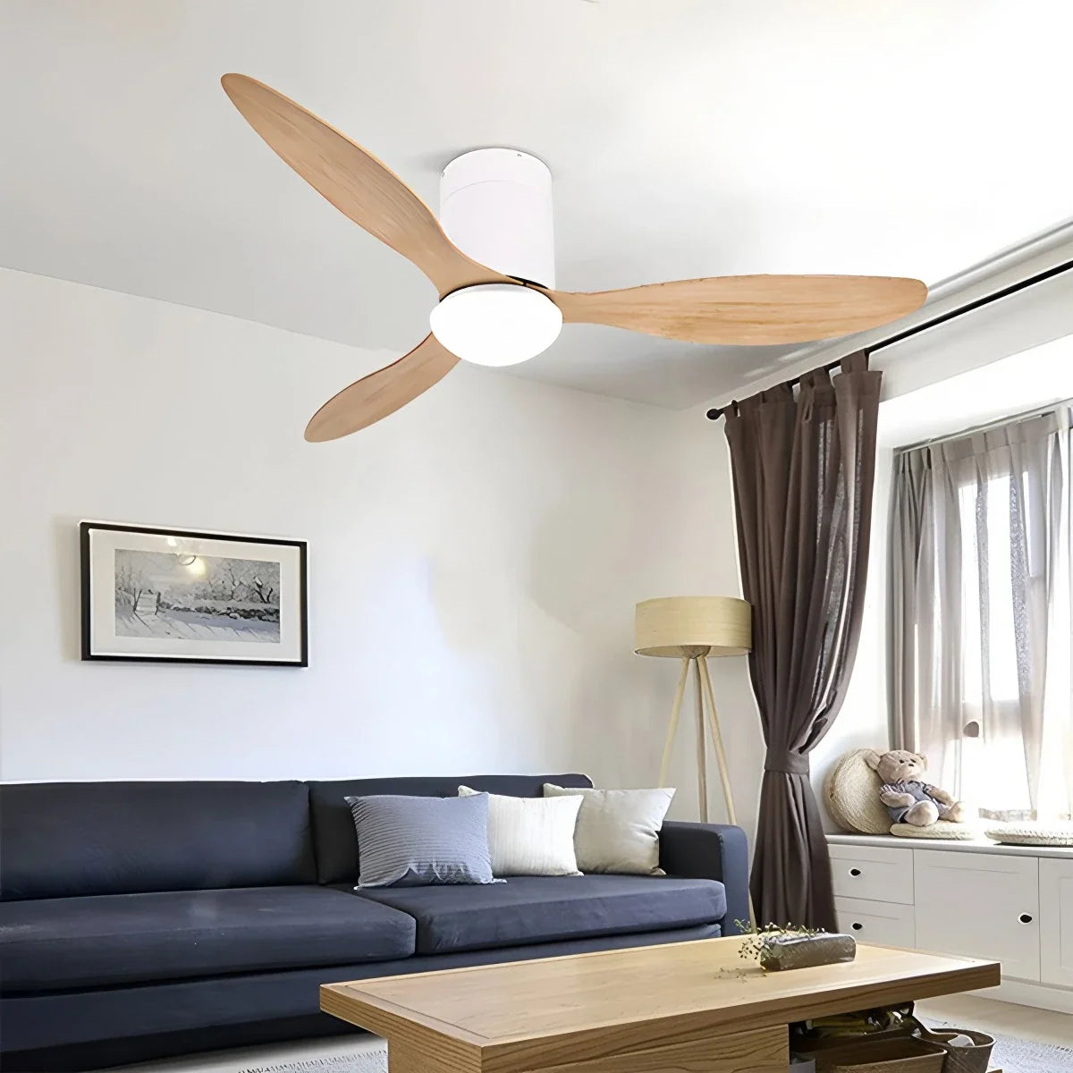 3 Blade Modern Ceiling Fan with Light – detail 18