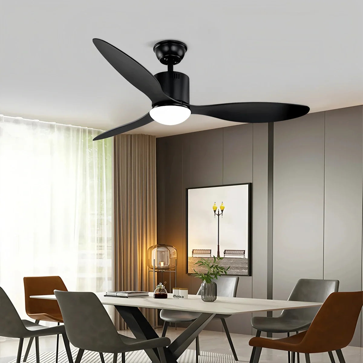 3 Blade Modern Ceiling Fan with Light – detail 31