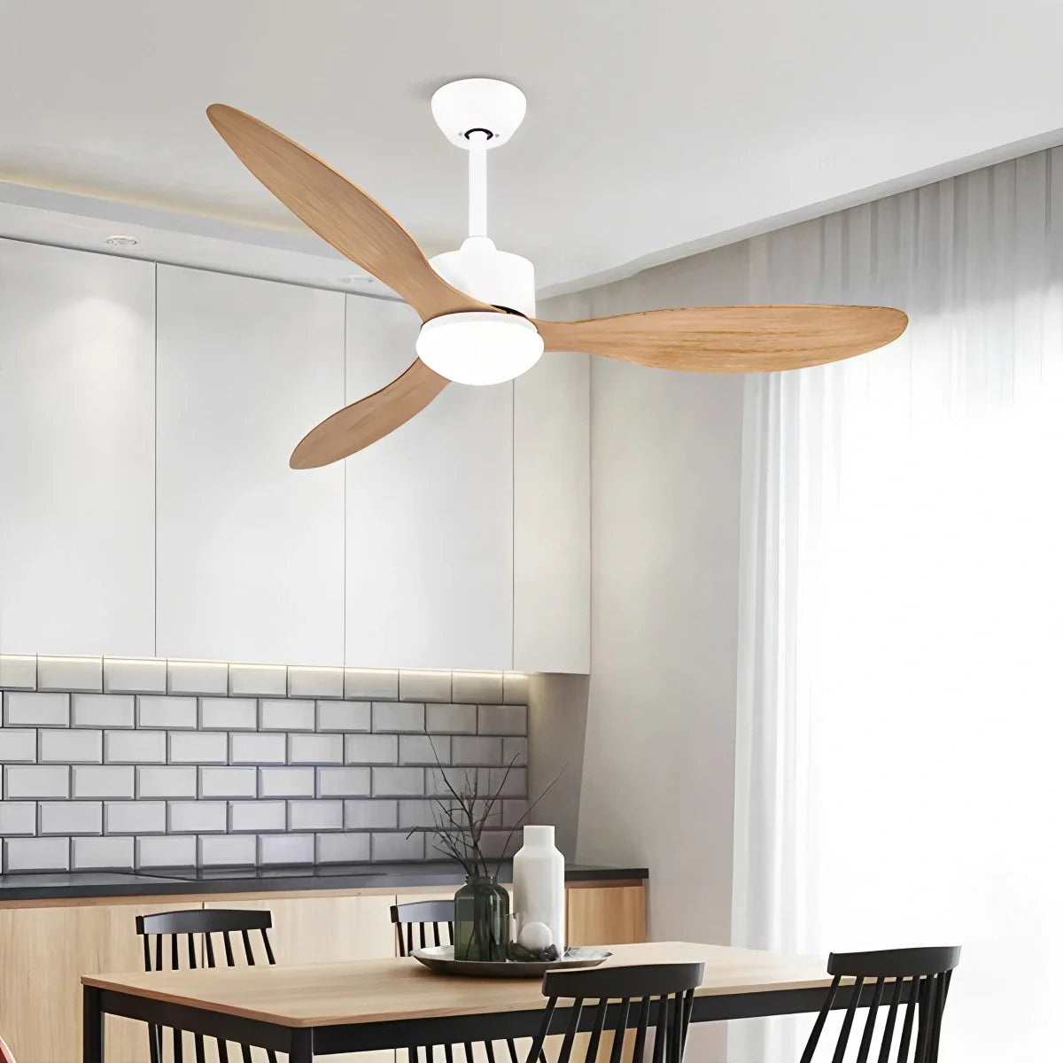 3 Blade Modern Ceiling Fan with Light – detail 15