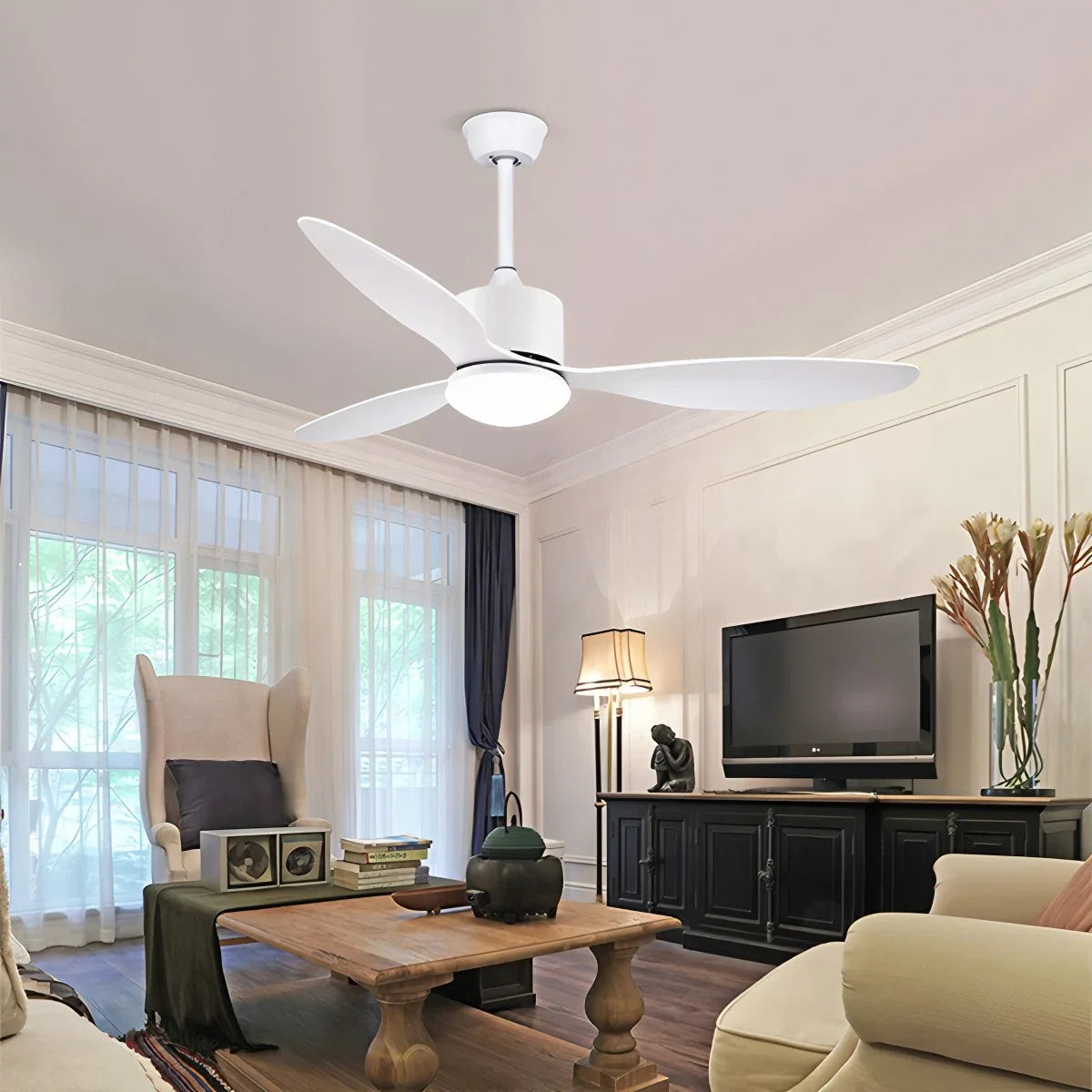 3 Blade Modern Ceiling Fan with Light – detail 22