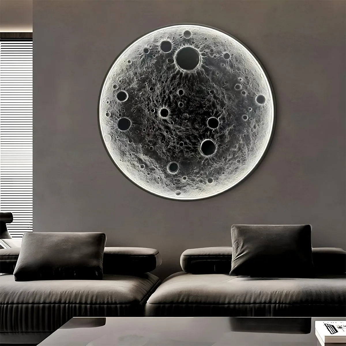 3D Relief Moon Decorative Wall Lamp – detail 12