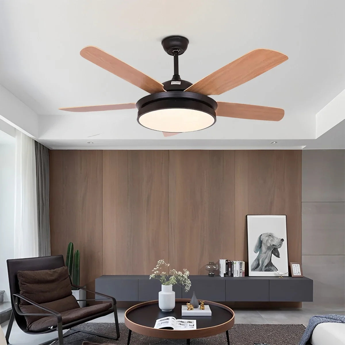 5 Blade Ceiling Fan Light for Living Room – detail 2