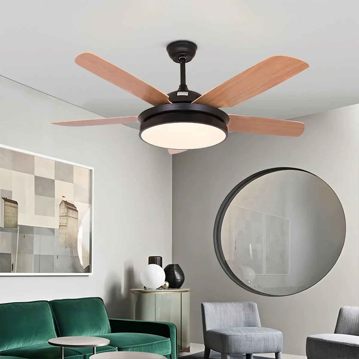 5 Blade Ceiling Fan Light for Living Room – detail 5