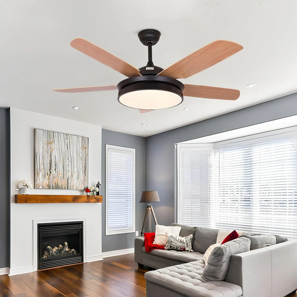 5 Blade Ceiling Fan Light for Living Room – detail 6