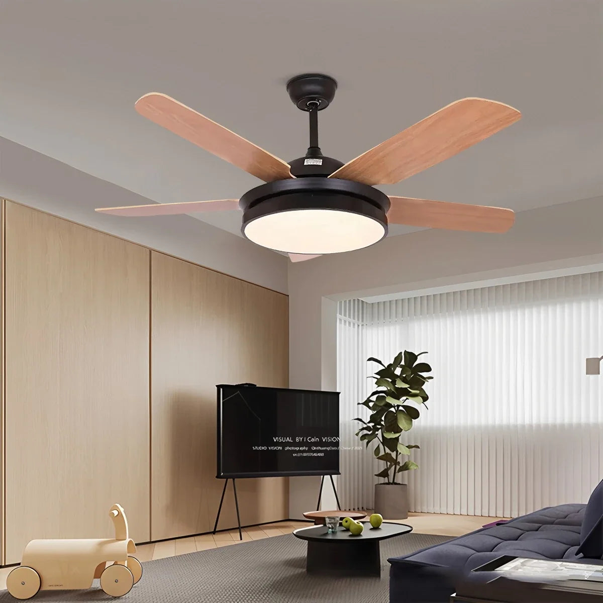 5 Blade Ceiling Fan Light for Living Room – detail 7