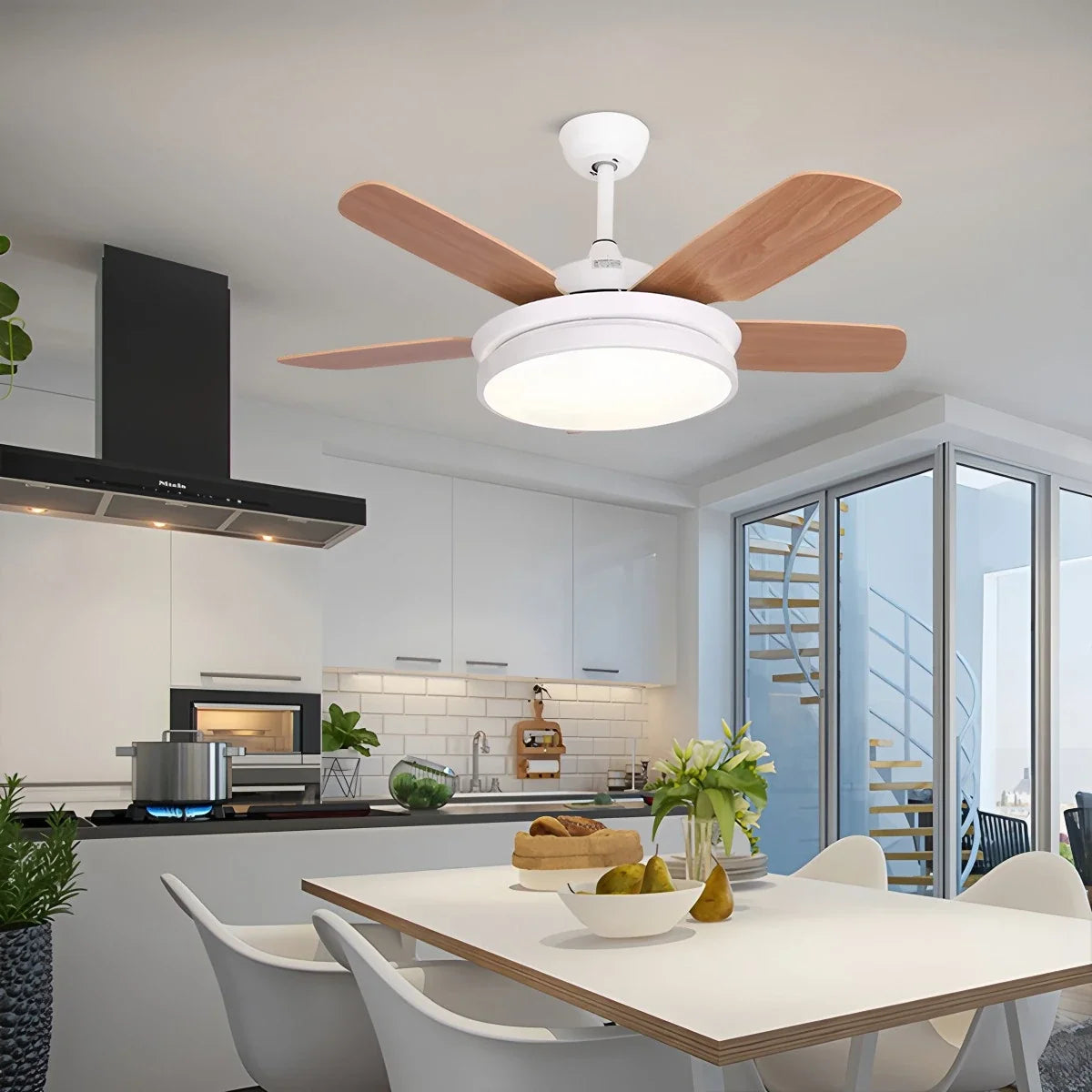 5 Blade Ceiling Fan Light for Living Room – detail 10