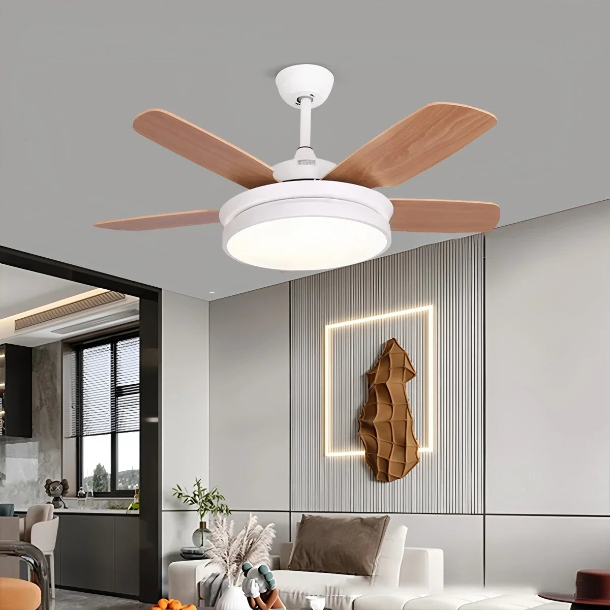 5 Blade Ceiling Fan Light for Living Room – detail 11
