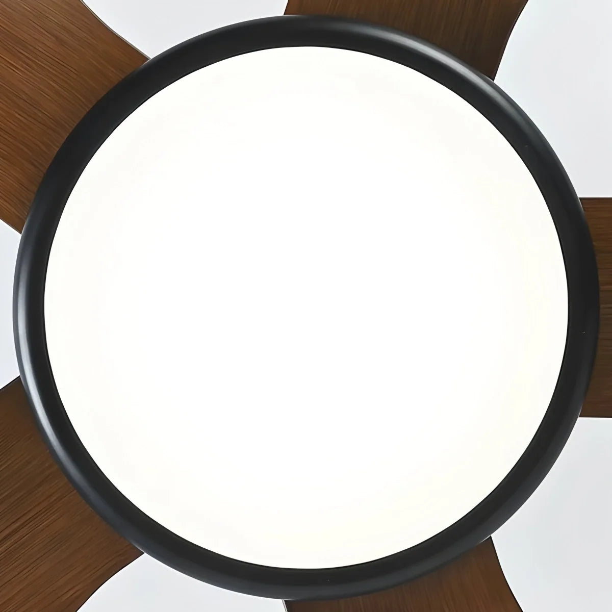 5-Blade Wood Ceiling Fan with Light for Living Room – Wood detail 10