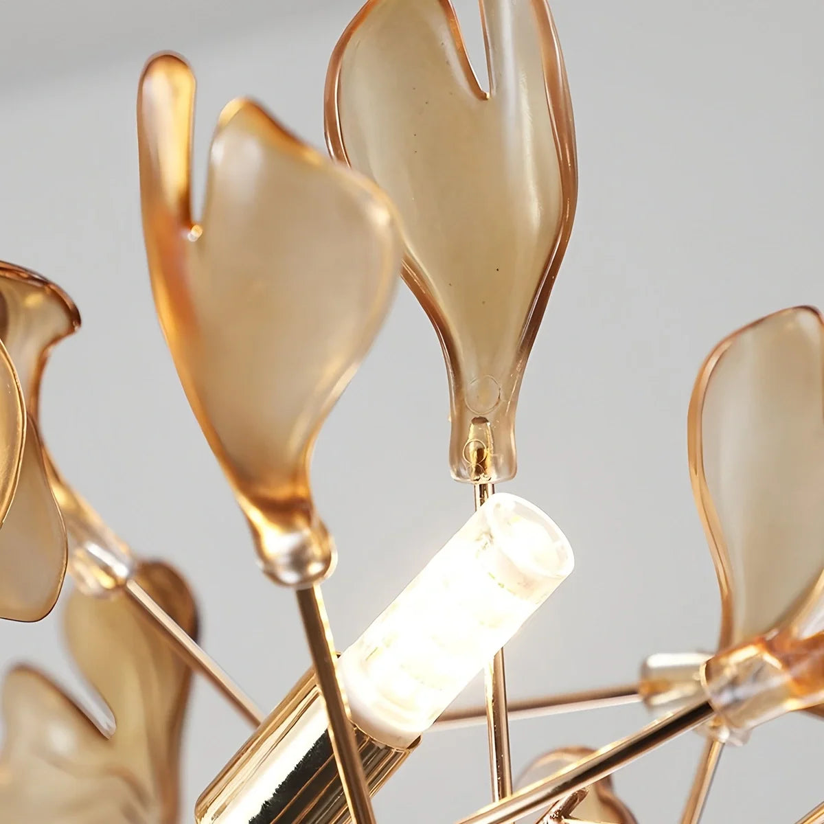 Acrylic Ginkgo Leaf Chandelier for Dining Area – Acrylic detail 15