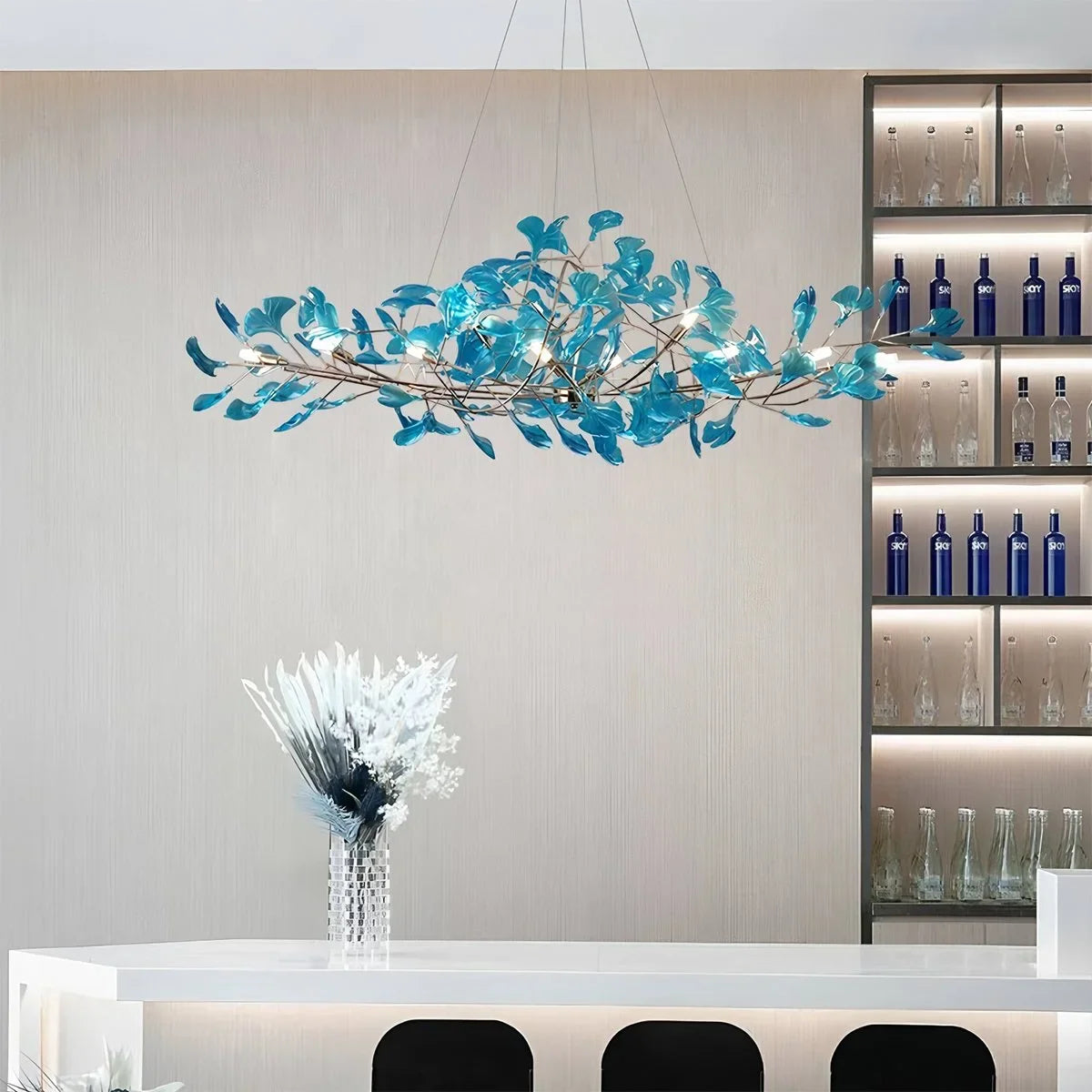 Acrylic Ginkgo Leaf Chandelier for Dining Area – Acrylic detail 18