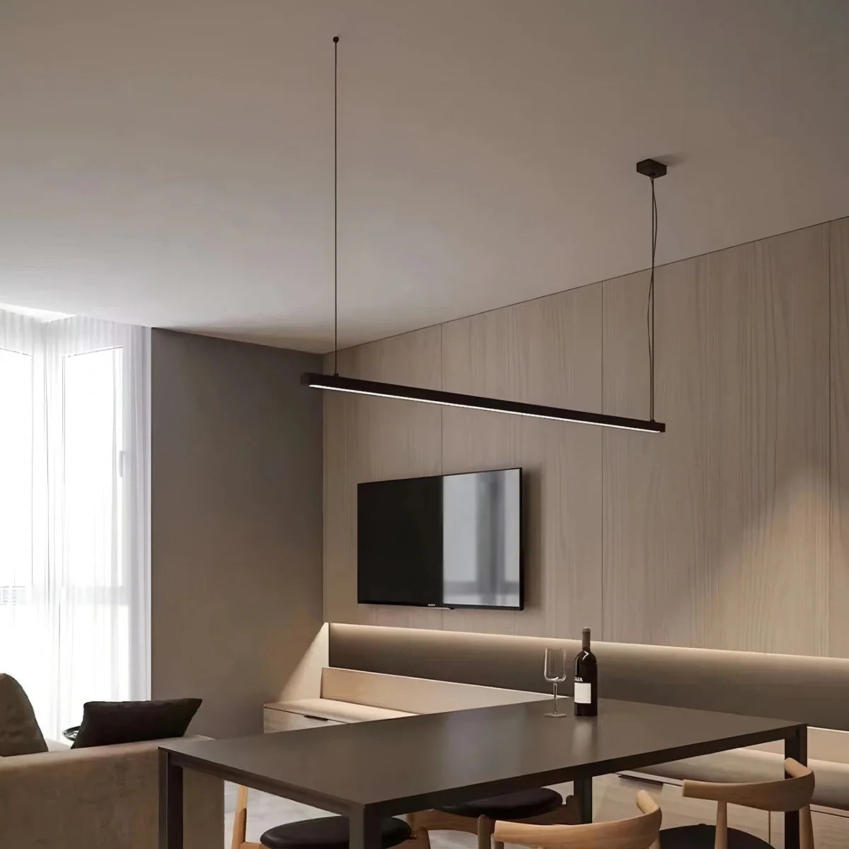 All Copper Minimalist Chandelier for Dining & Living Rooms – Copper detail 10