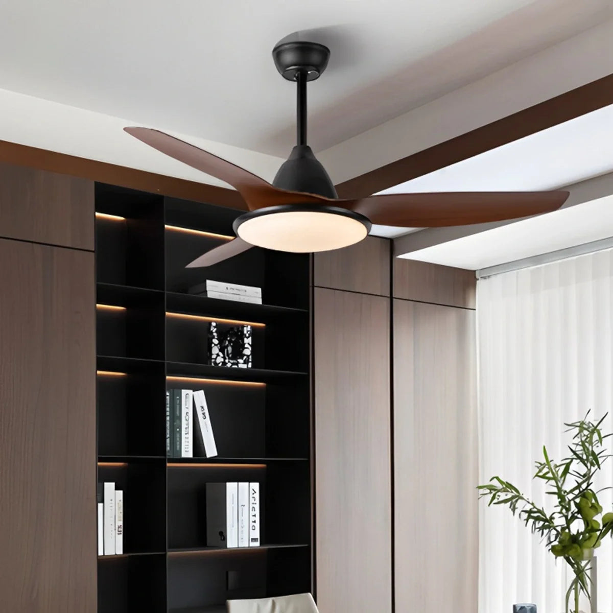 American Retro Ceiling Fan with Light – detail 6