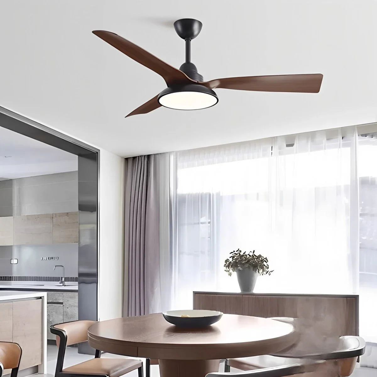American Retro Ceiling Fan with Light – detail 2