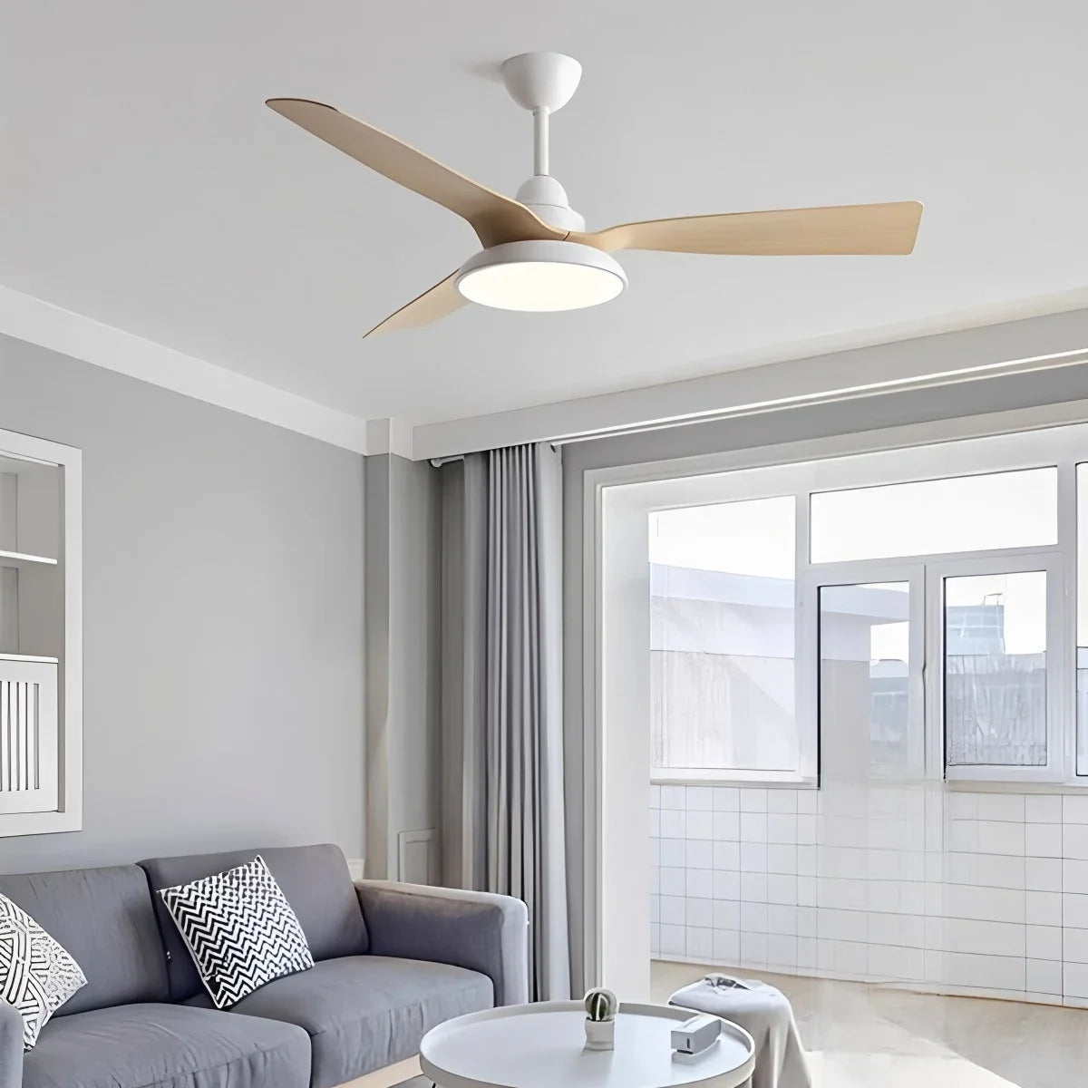 American Retro Ceiling Fan with Light – detail 12