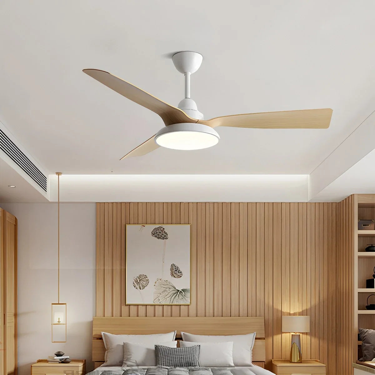 American Retro Ceiling Fan with Light – detail 13