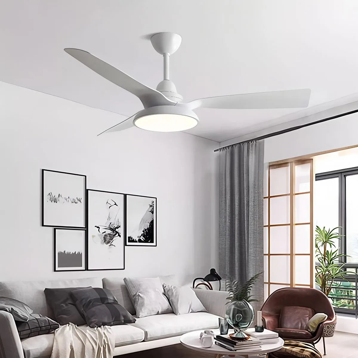 American Retro Ceiling Fan with Light – detail 18