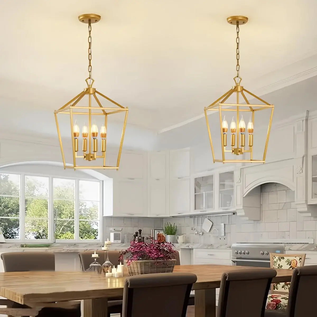Bird Cage Iron Pendant Lamp for Dining Room – Iron detail 10