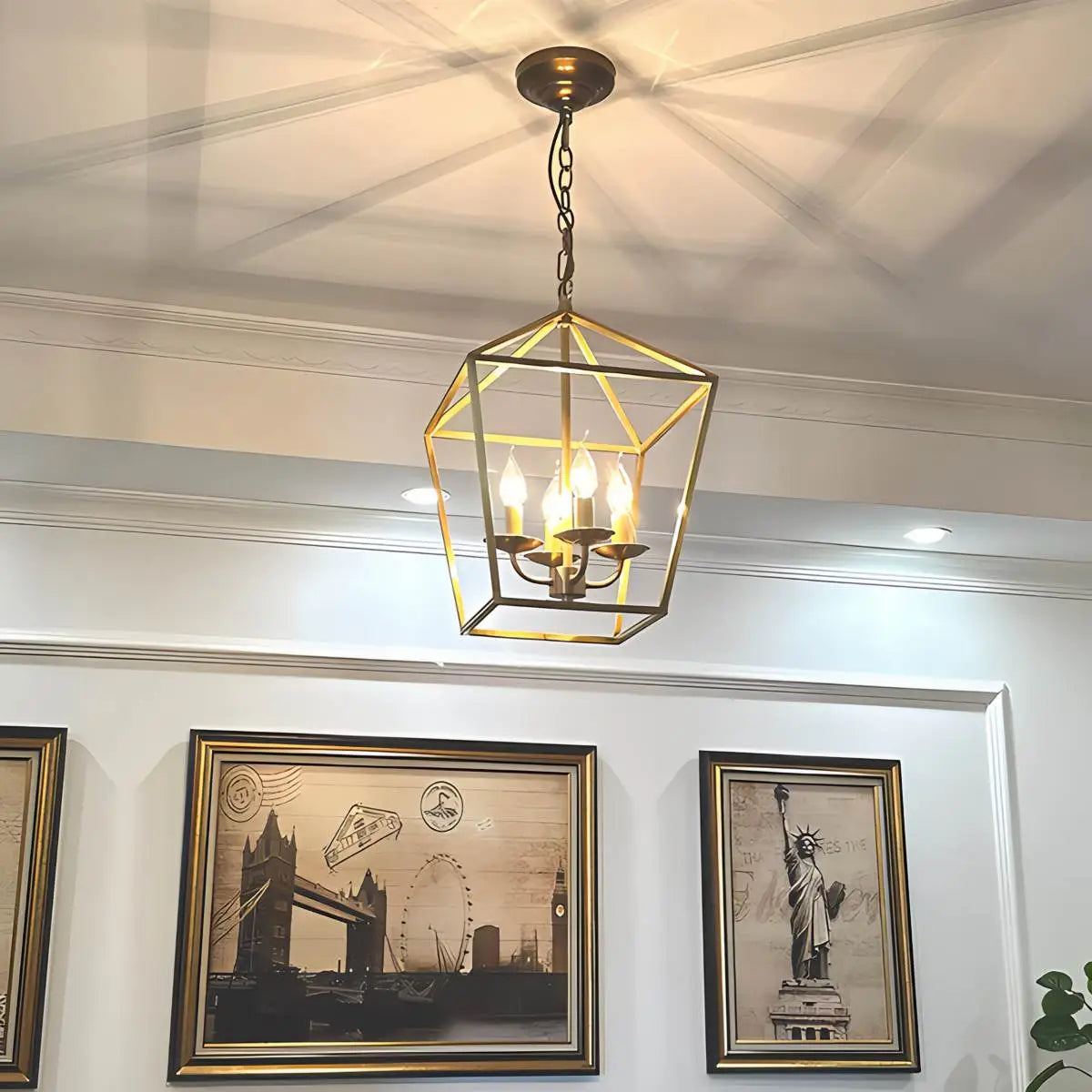 Bird Cage Iron Pendant Lamp for Dining Room – Iron detail 13
