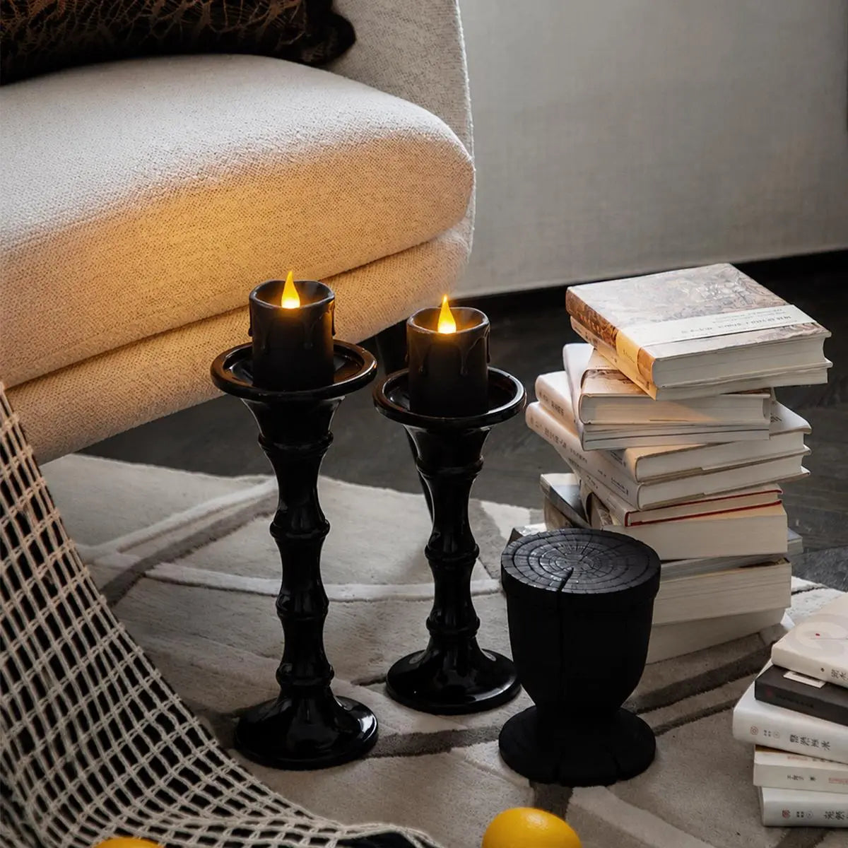 Black Drip Flameless Votive Candles 12 Pack × 36 Flameless Candle – detail 3