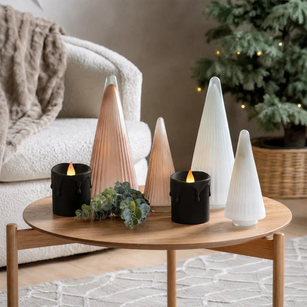 Black Drip Flameless Votive Candles 12 Pack × 36 Flameless Candle – detail 4