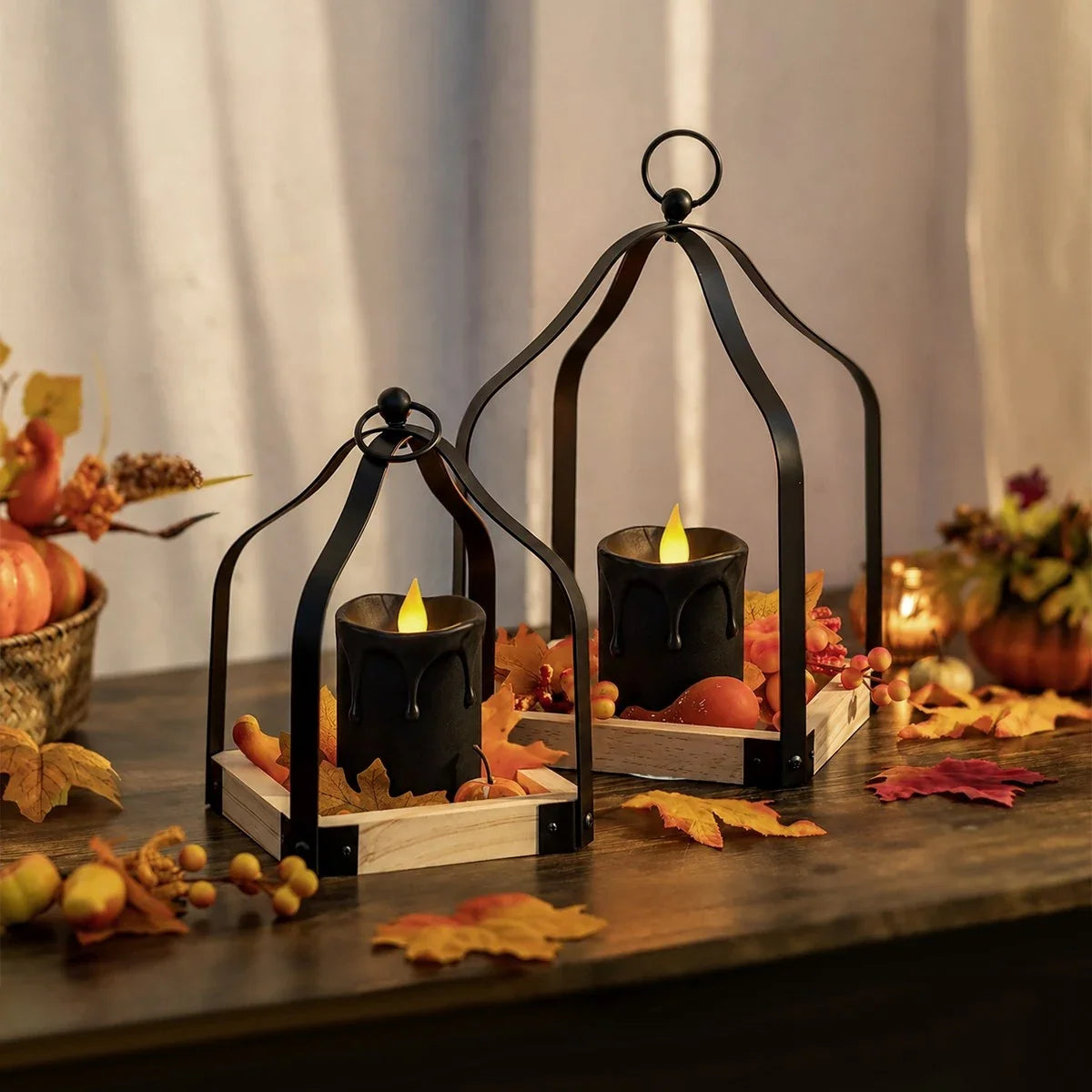 Black Drip Flameless Votive Candles 12 Pack × 36 Flameless Candle – detail 5