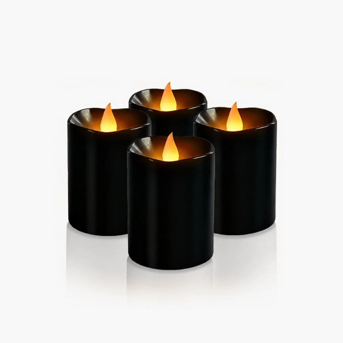 Black Flameless Votive Candles 12 Pack × 36 Flameless Candle – detail 2