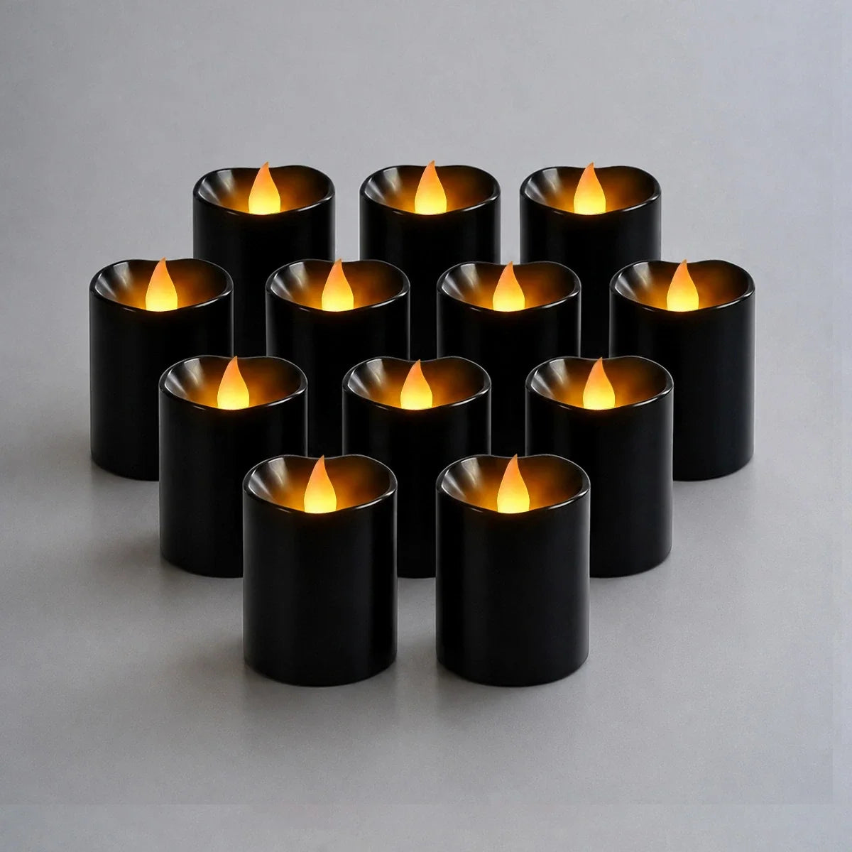 Black Flameless Votive Candles 12 Pack × 36 Flameless Candle – detail 7