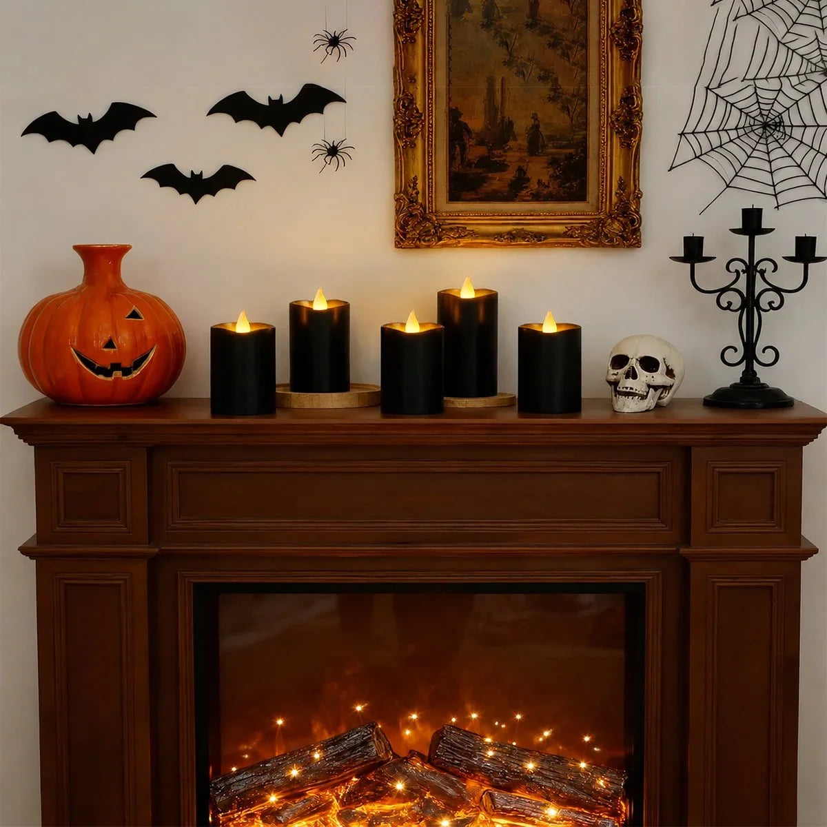 Black Flameless Votive Candles 12 Pack × 36 Flameless Candle – detail 4
