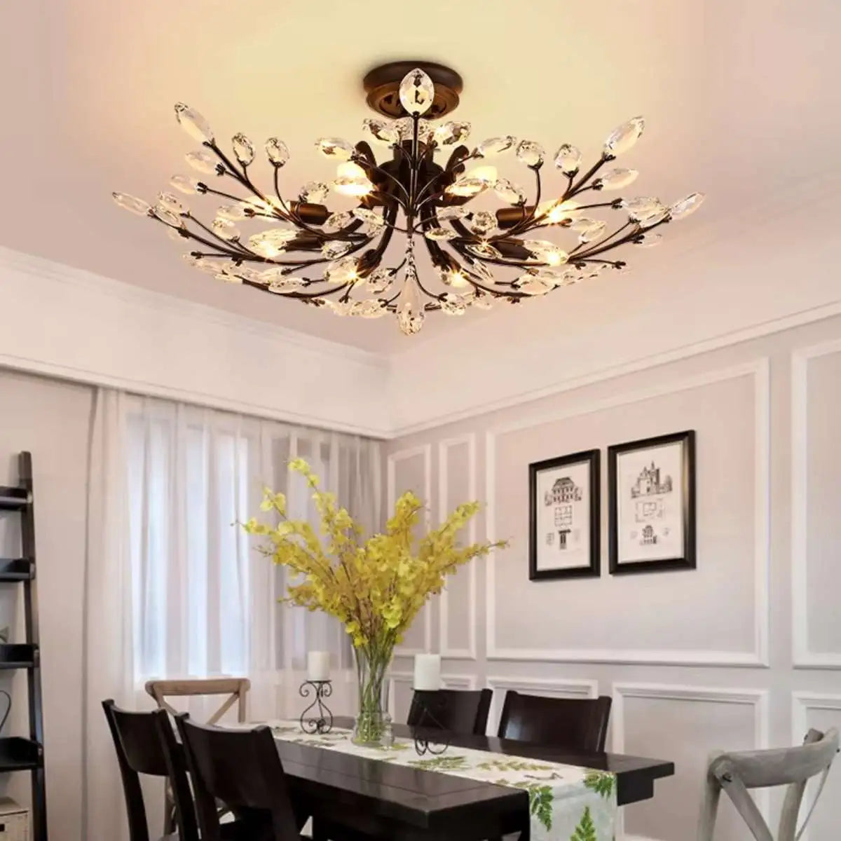 Branch Crystal Chandelier for Living Room – Crystal detail 30