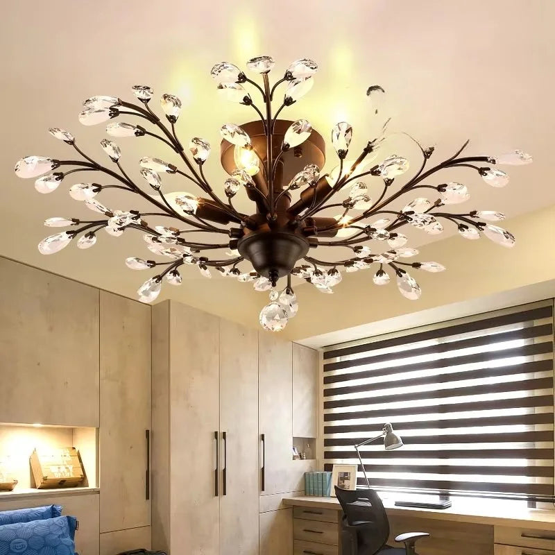 Branch Crystal Chandelier for Living Room – Crystal detail 32