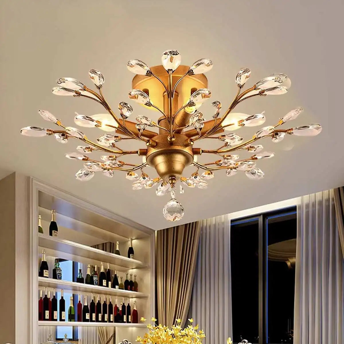 Branch Crystal Chandelier for Living Room – Crystal detail 27