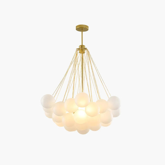 Modern Bubble Glass Chandelier for Living Room