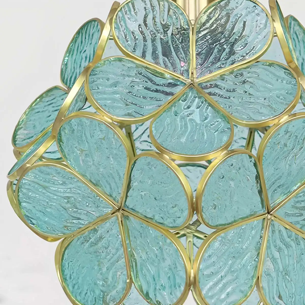 Cherry Blossom Stained Glass Pendant Light – Glass detail 19