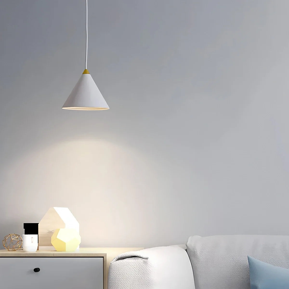 Cone Counterweight Pulley Swag Pendant Lamp – detail 12