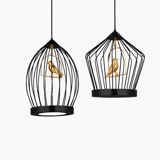 Creative Birdcage Pendant Light for Living Room