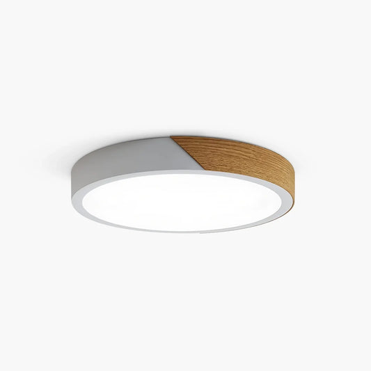 Minimalist Wood Ceiling Light for Bedroom